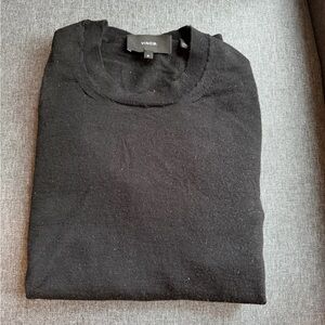 Vince Black Crewneck Knit Sweater